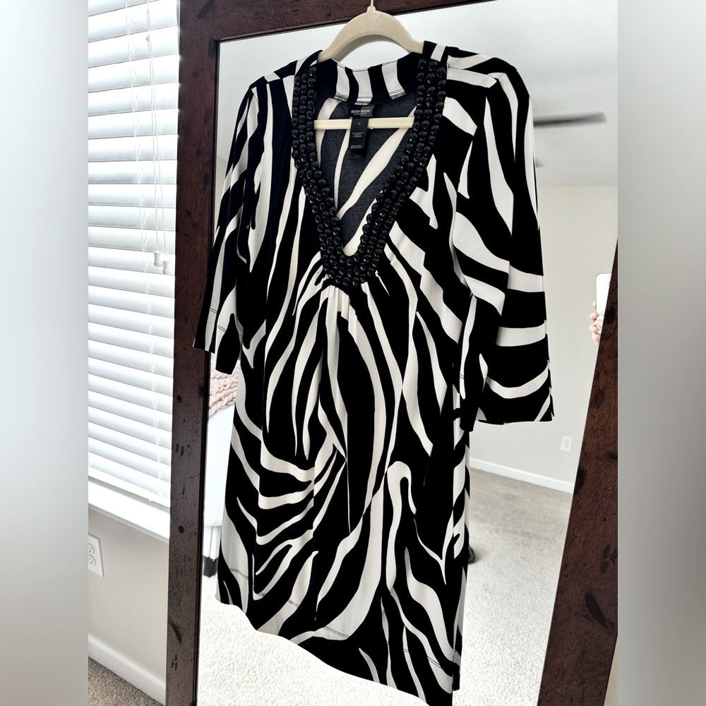 Bisou Bisou Zebra Dress